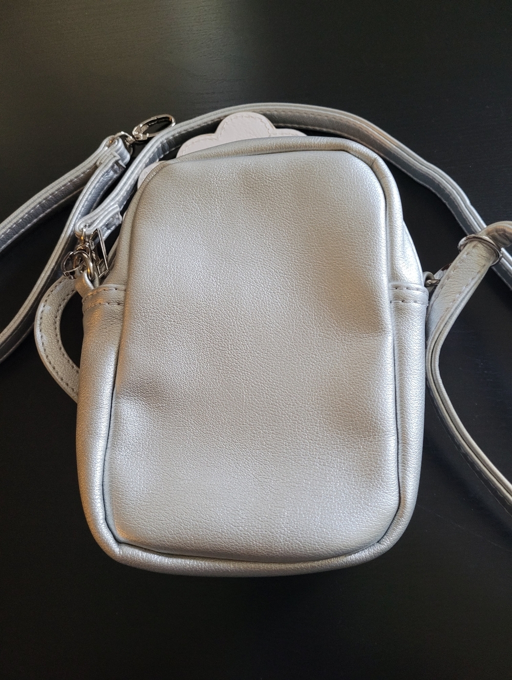 Novelty Silver & Gold Beer Crossbody Bag - White Top - Picture 3 of 7